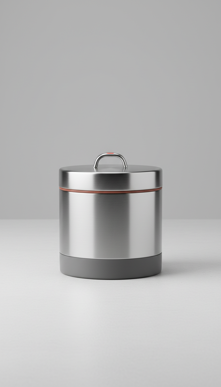Stainless steel airtight storage container