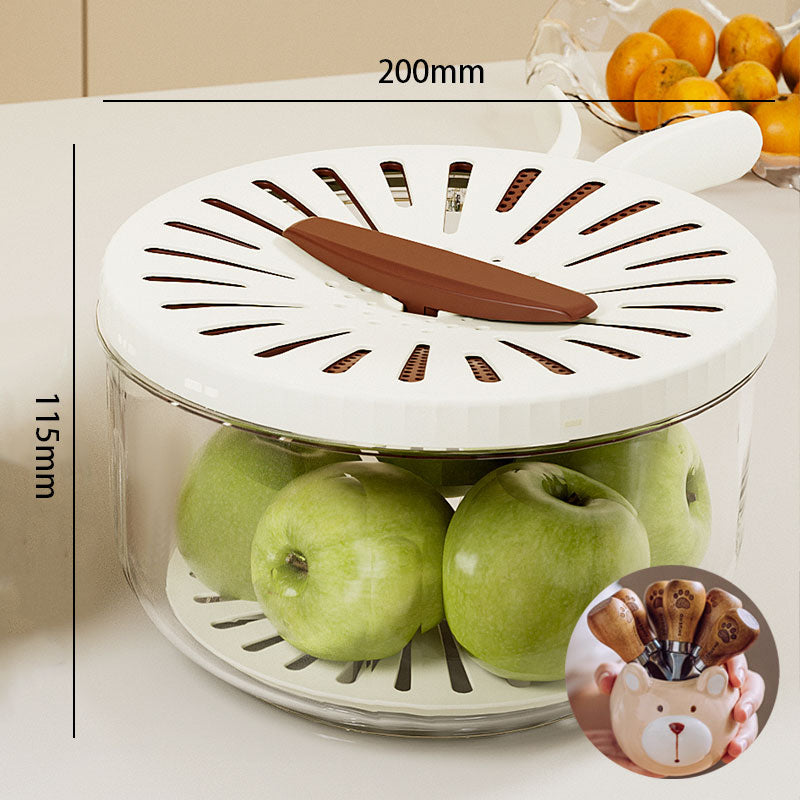 2-in-1 Draining and Preservation Basket: Simplify Washing & Storing